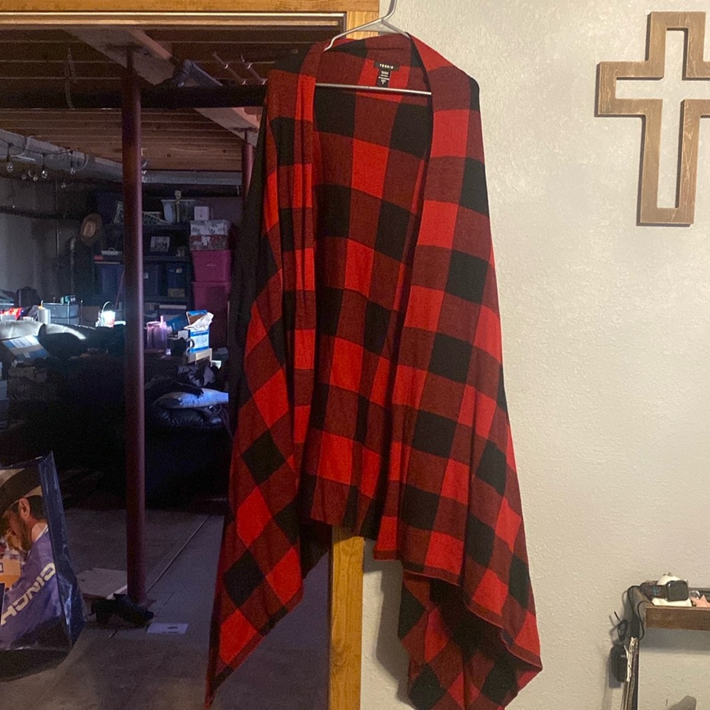 Torrid buffalo check cardigan